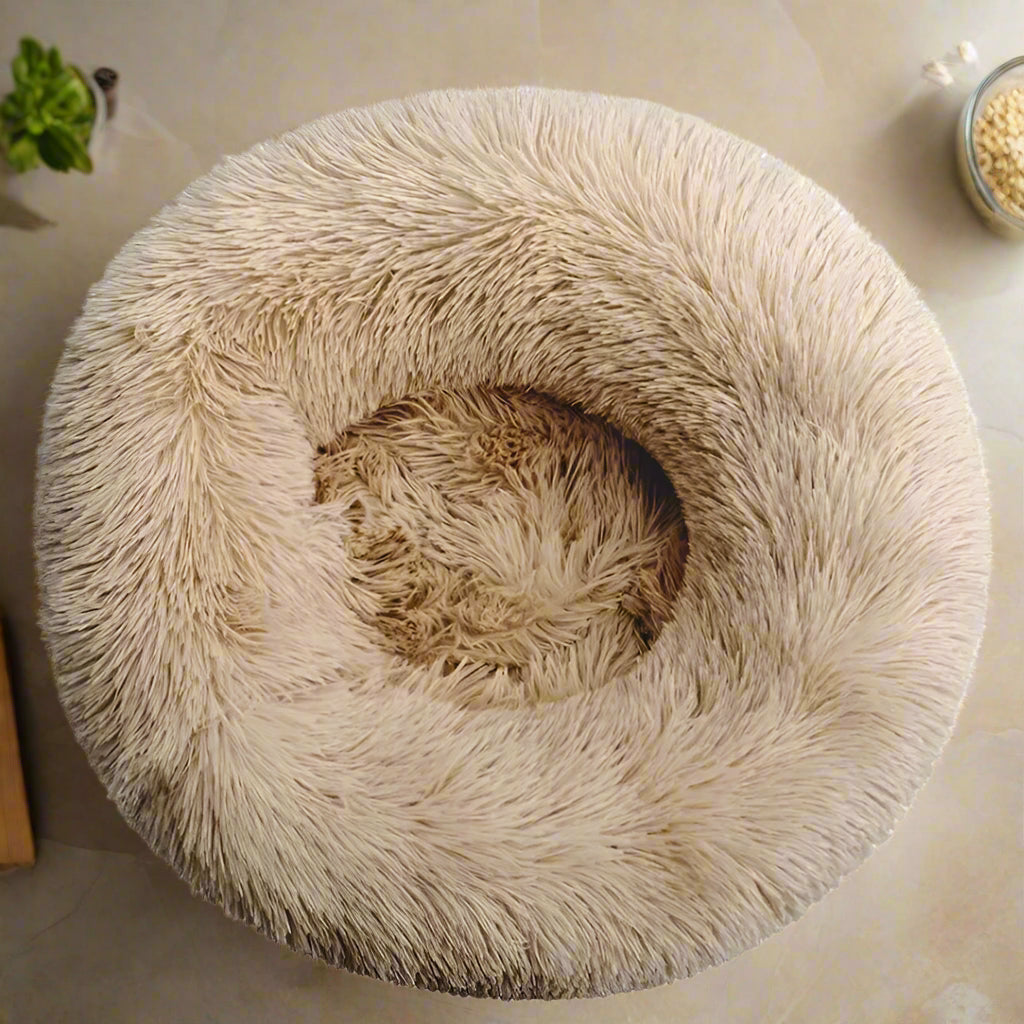 SnuggleNest™ – Vet-Approved Calming Bed for Dogs