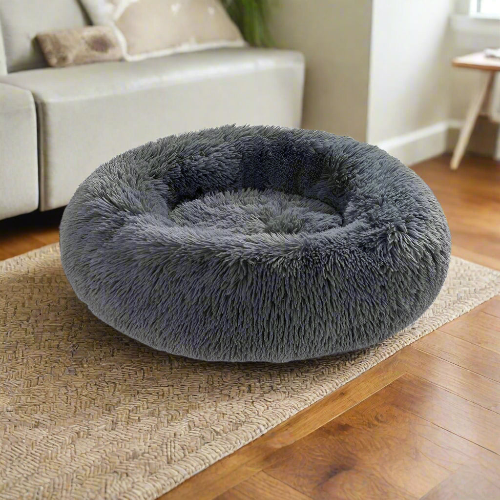 SnuggleNest™ – Vet-Approved Calming Bed for Dogs
