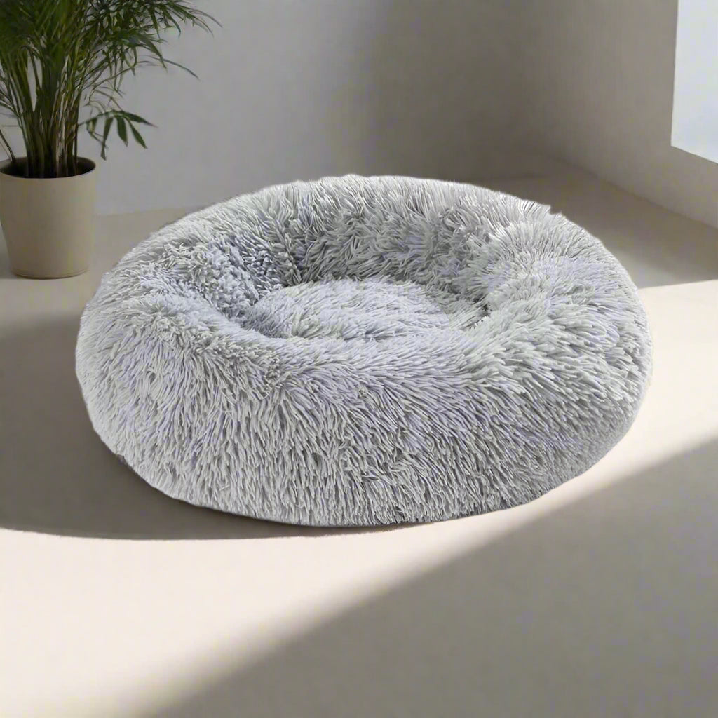 SnuggleNest™ – Vet-Approved Calming Bed for Dogs