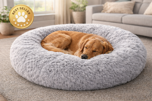 SnuggleNest™ – Machine Washable Calming Dog Bed
