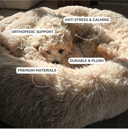 SnuggleNest™ – Vet-Approved Calming Bed for Dogs